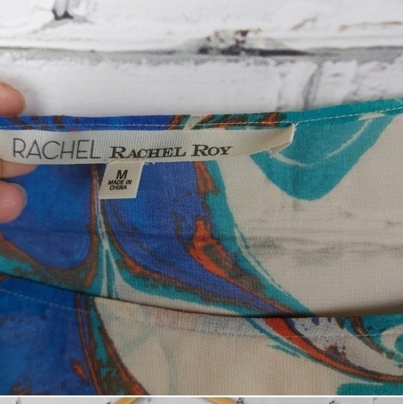 𝅺rachel Rachel Roy Floral Sheer Top - Picture 4 of 7
